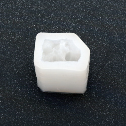 Силиконов молд /форма/ 42x41 мм кристал