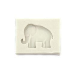 Formă din silicon / matriță/ 38x30x7 mm elefant
