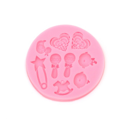 Silicone Mold / Form / 87x7 mm, Baby Toys