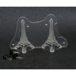 Mold / Form / Plastic, 200x120x71 mm, Eiffel Towers