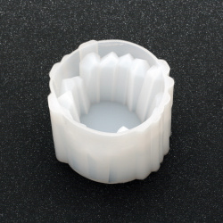 Formă din silicon /formă/ 77x57 mm pentru o lumânare