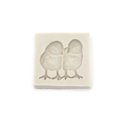 Silicone mold /shape/ 54x10 mm chicks