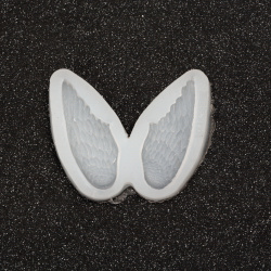 Silicone mold /form/ 77x65x7 mm wings