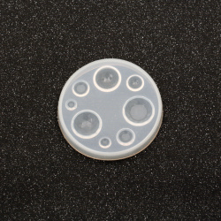Mold din silicon /form/ forme 60x10 mm pentru bijuterii