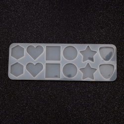 Silicone Mold 74x215x8 mm Shapes