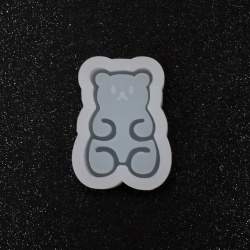 Silicone Mold 42x59x12 mm Bear