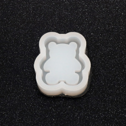 Silicone Mold 51x58x13 mm Bear