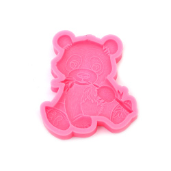 Silicone Mold 88x102x15 mm Panda