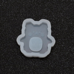 Mold din silicon /forma/ 58x60x13 mm urs