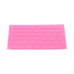 Silikonowa mata teksturowa – wzór cegły, 142×67×4 mm, elastyczna, wielokrotnego użytku, do gliny, żywicy epoksydowej, gipsu i mydła, szablon DIY ceglanej ściany