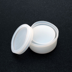 Silicone Mold, 72x40 mm, Round Box Shape