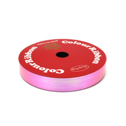 Vibrant Rainbow Pink Ribbon 16 mm – Perfect for Flowers, Gifts and Festive Decorations ~9 m