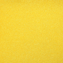 Canvas with Glitter, 40x48x0.5 mm, Yellow - 1 Sheet