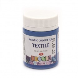 Vopsea acrilica pentru textile DECOLA Nevskaya paleta 50 ml albastru lumina