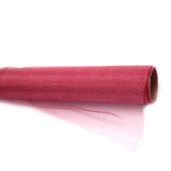 Organza Roll Fabric, 48x450 cm, Color Cyclamen