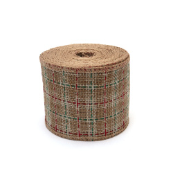 Burlap Ribbon, 60 mm, ~6 meters