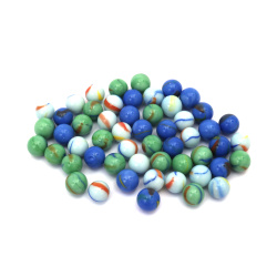 Glass Balls for Decoration: 16 mm ~ 90 pieces