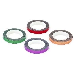 Stoc epuizat. Primeste notificare pe email cand produsul revine in stoc Banda folie pentru decorare 6 mm culori diferite