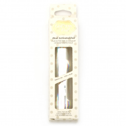 Stoc epuizat. Primeste notificare pe email cand produsul revine in stoc Folie decorativă culoare argintie 125 mm pentru imprimare caldă mată finisată cu arc Fot Foil -5 metri