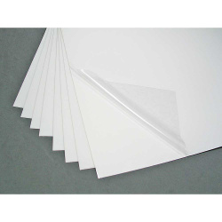 Self-Adhesive Foil for Smooth Surfaces, 150 microns, MEYCO Clear, 25x35 cm - 1 Sheet