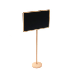 Wooden Blackboard Sign 150x100x2 mm with a Stand 300 mm 