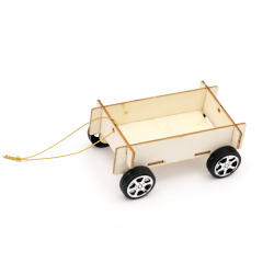 Wooden Trolley 120x75x50 mm for assemblе