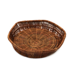 Rattan Basket, 230x50 mm, Brown Color
