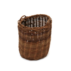 Rattan Basket, 85x100 mm, Brown Color