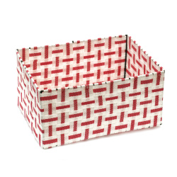 Storage Box, 300x215x165 mm, Textile, Metal Mix Colors