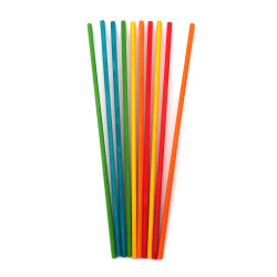 Wooden sticks, 300x6 mm colored -10 pieces