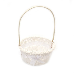 Not Available Online. You can also buy at EM ART stores and at +359 884 000 893 Plastic Basket 70x105x210 mm color white
