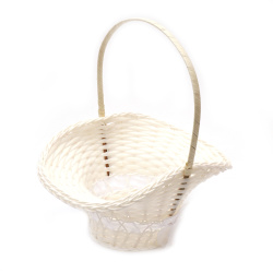 Plastic Basket 230x100x260 mm color white
