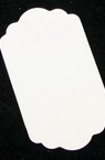 Chipboard Tag Card / 79x45 mm - 4 pieces