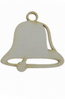 Bell made of chipboard 50x50x1 mm - 2 pieces