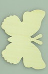 Wooden Butterfly for Coloring and Decoration / 95x85x2 mm - 5 pieces