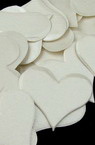 Pearl Paper Hearts, Stardream Quarz, 17x20mm, 100 pcs