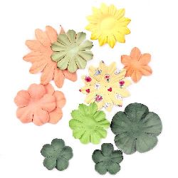 Embossing Paper flower 25-70 mm