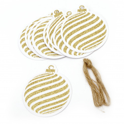 Not Available Online. You can also buy at EM ART stores and at 0884400631 Glitter Christmas Cardboard Tags with Cord, Gold 7.2x8.2 cm ~ 12 pieces