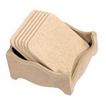 MDF set 6 pads 100x4 mm with supply 12x12 cm