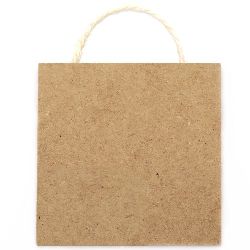 Tigla MDF decupaj cu franghie 15x15 cm