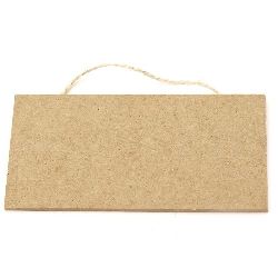 Tigla de decupaj MDF cu franghie 10x20 cm orizontala