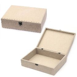 MDF box for decoration with fastener 23x31x9 cm
