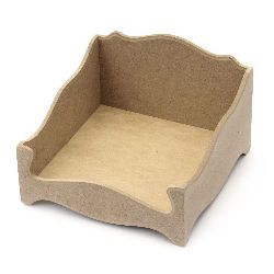 Панер MDF за декорация 19x19x13 см