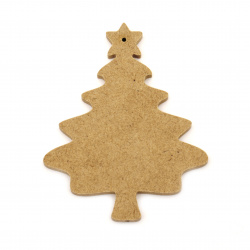 MDF figurine for decoration Christmas tree 100x80x6 mm