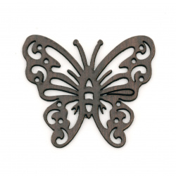 MDF Wooden Element for decoration butterfly 39x46x2 mm