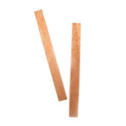 Wooden candle wicks, 12x1.2 cm - 2 pieces