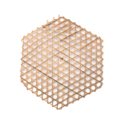 Bamboo Hexagon Grid for Arranging, 280~300x300~330mm 