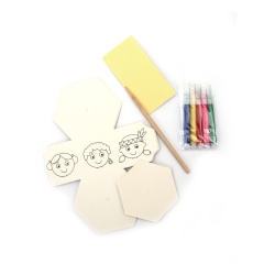 DIY Coloring Character Craft Set