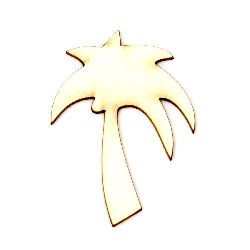 Palm made of chipboard  for crafting cognitive boards for children 50x35x1 mm - 2 pieces