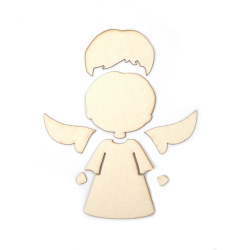 Chipboard Album Base Angel Shape 14x15 cm